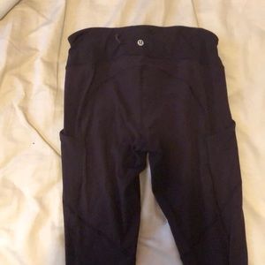 Lululemon high rise maroon leggings